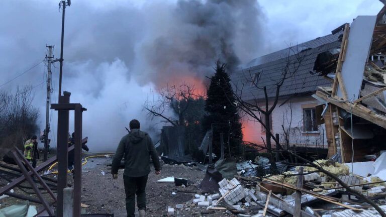 Удар по Київщині 2 січня 2024