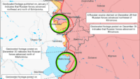 Карта бойових дій на 2 січня 2024