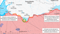 Карта бойових дій на 2 січня 2024