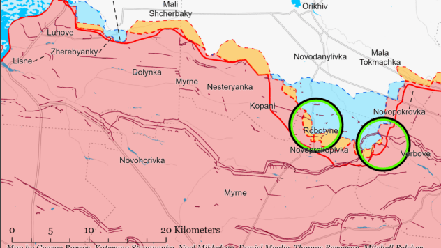 Карта бойових дій на 3 січня 2024