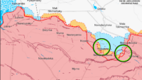 Карта бойових дій на 6 січня 2024