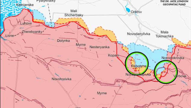 Карта бойових дій на 6 січня 2024