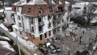 Обстріл готелю в Харкові 10 січня 2024