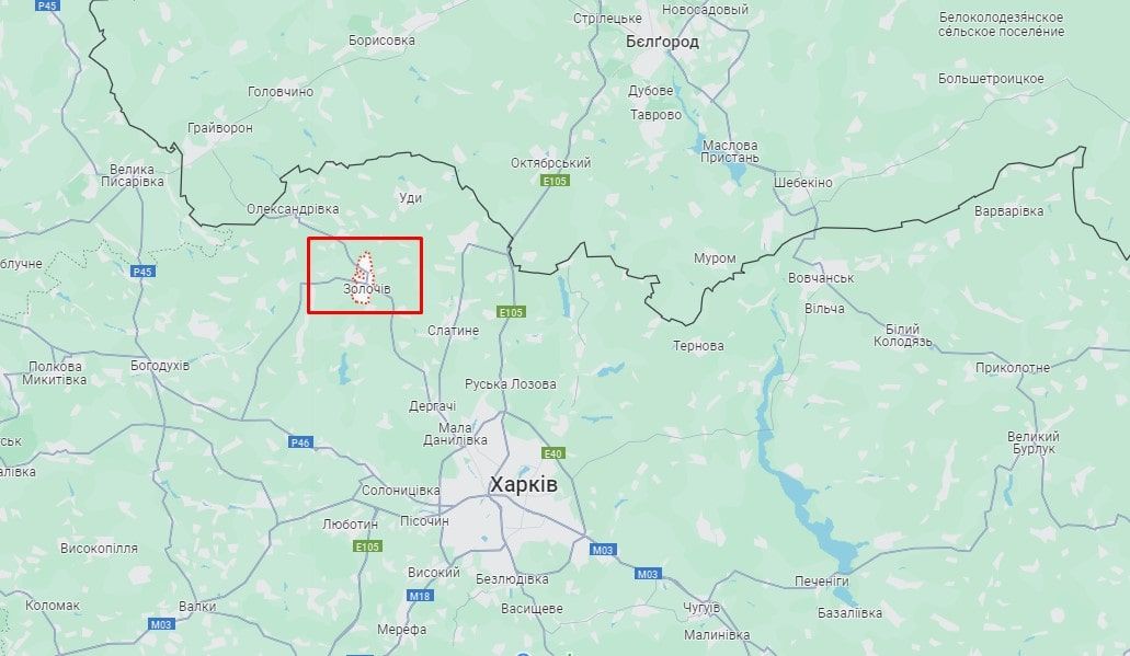 Спецоперація в Криму, обстріл Золочева, Сили БпЛА в ЗСУ: новини 6 лютого Фото 1 Золочів Харківської області на карті