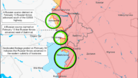 Карта бойових дій на 14 лютого 2024
