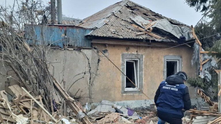 наслідки обстрілу Чугуєва