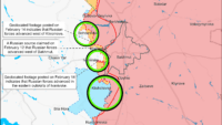 Карта бойових дій на 15 лютого 2024