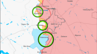 Карта бойових дій на 19 лютого 2024