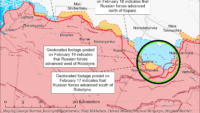 Карта бойових дій на 19 лютого 2024