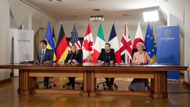 Володимир Зеленський, лідери G7 та Єврокомісії