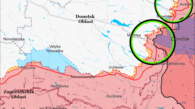 Карта бойових дій на 3 березня 2024 Карта бойових дій на 3 березня 2024