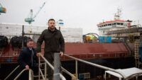 Зеленский в Турции присвоил имя гетмана Выговского корвету для ВМС ВСУ