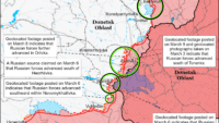 Карта бойових дій на 9 березня 2024