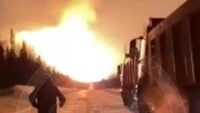 Пожежа на газопроводі в Ханти-Мансійському автономному окрузі