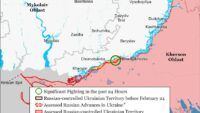 карта боїв на 12 березня