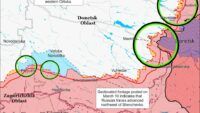 карта боїв на 12 березня