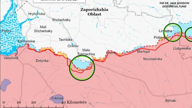 карта боїв на 12 березня