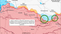 Карта бойових дій на 13 березня 2024