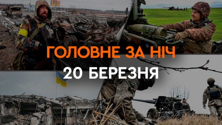 Головні новини за ніч 20 березня: добірка актуальних подій