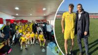 Юнацька збірна U-19 Шевченко із сином Крістіаном