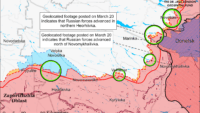Карта бойових дій на 21 березня 2024 Карта бойових дій на 21 березня 2024