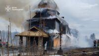 згоріла церква у Сможе