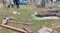 Пошкодження могили захисника