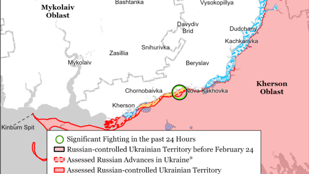 Карта бойових дій на 2 квітня 2024