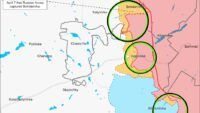 карта боїв на 9 квітня