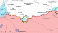 карта боїв на 9 квітня