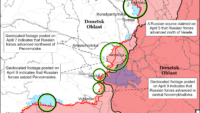 Карта бойових дій на 9 квітня 2024 Карта бойових дій на 9 квітня 2024