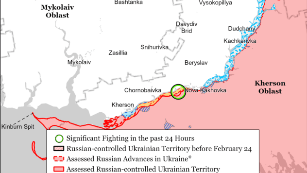 Карта бойових дій на 9 квітня 2024 Карта бойових дій на 9 квітня 2024