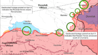 Карта бойових дій на 12 квітня 2024