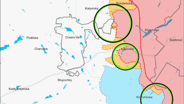 Карта бойових дій на 20 квітня 2024