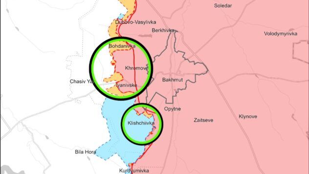 карта війни на 22 квітня