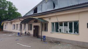 В Балаклее оккупанты обстреляли железнодорожный вокзал 25 апреля 2024 года