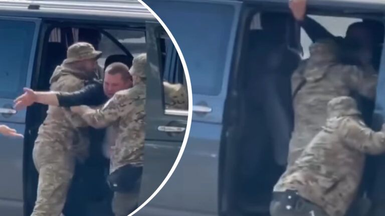 Представники ТЦК в Одесі запихали чоловіка у бус – пояснення ТЦК