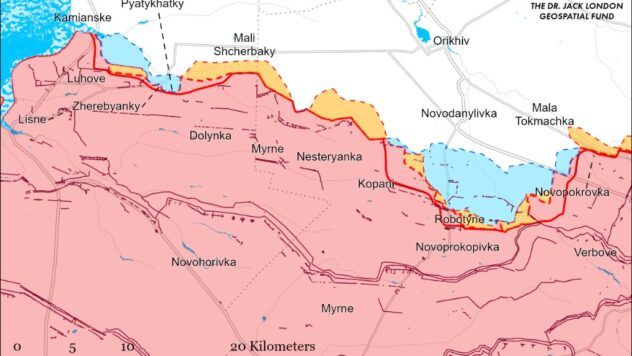 карта боїв на 30 квітня