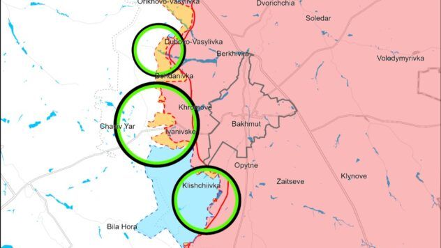 карта боїв на 30 квітня