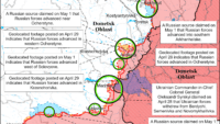 Карта бойових дій на 2 травня 2024
