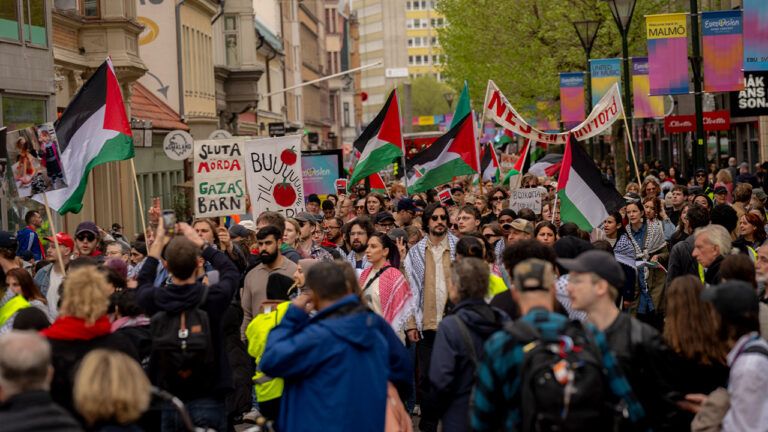 Протесты в Мальме перед вторым полуфиналом Евровидения: что происходит