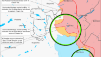 Карта бойових дій на 14 травня 2024 Карта бойових дій на 14 травня 2024