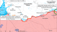 Карта бойових дій на 21 травня 2024