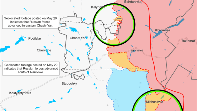Карта бойових дій на 31 травня 2024