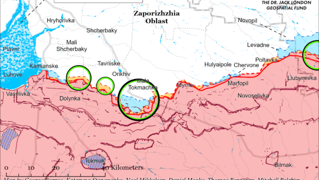 Карта бойових дій на 31 травня 2024