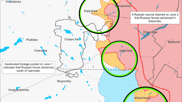 Карта бойових дій на 3 червня 2024