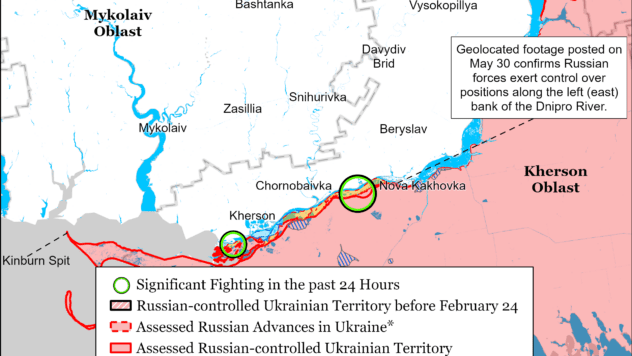 Карта бойових дій на 3 червня 2024
