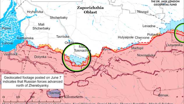 Карта бойових дій на 10 червня 2024