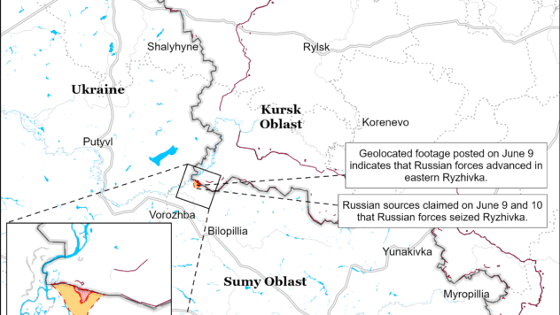 Карта бойових дій на 11 червня 2024