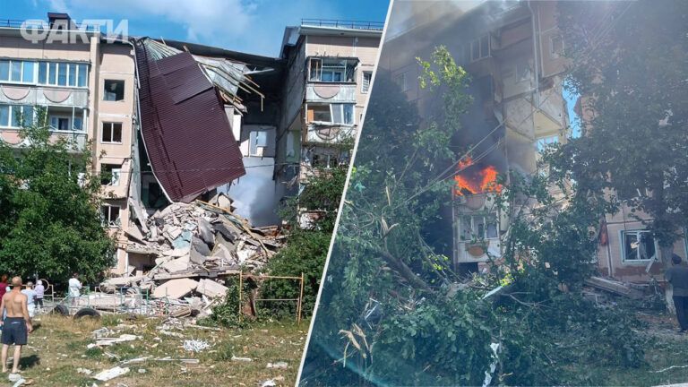 Вибух у Шебекіно сьогодні: обвалився під'їзд багатоповерхівки